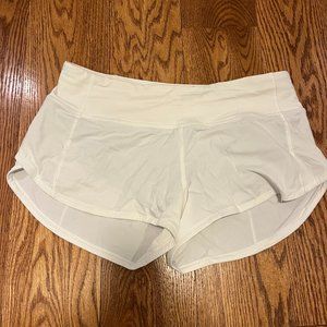 Lululemon women's low-rise 2.5 shorts- Size 4